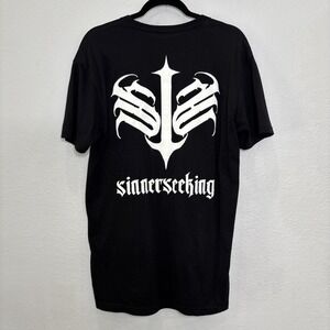 Sinner Seeking Säles Graphic Streetwear T-Shirt - Size Medium